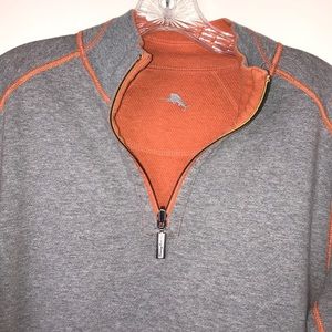 Tommy Bahama Reversible Half Zip Sweatshirt / LG